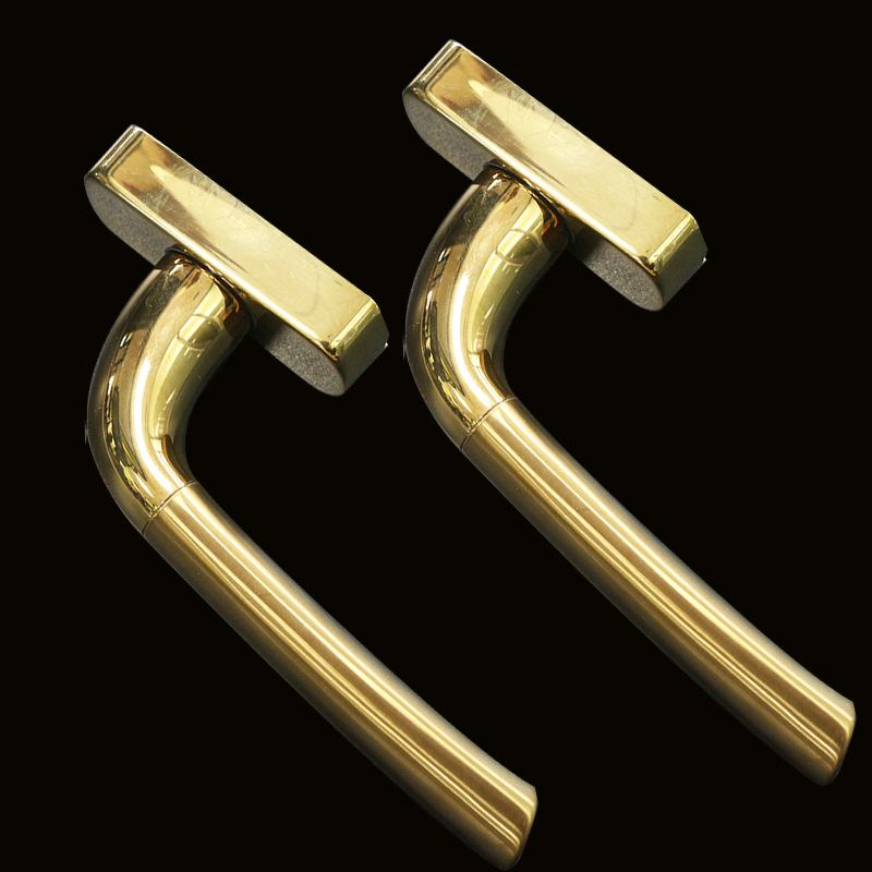German Rooster Hardware Handle Double-Layer Thickened Handle Anti-Theft Door Lock Entry Door Smart Double Movable Handle