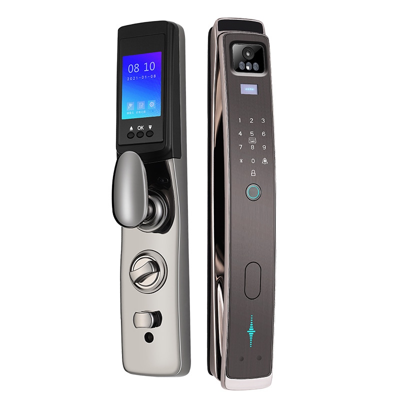 Automatic Fingerprint Lock 3D Face Recognition Smart Lock Password Lock Household Anti-Theft Door Lock Electronic Lock Factory Wholesale