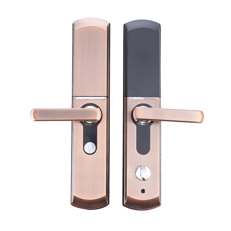 SOURCE Manufacturer Anti-Theft Door Smart Lock Gate Lock Hotel Apartment Password Lock Household Automatic Sliding Cover Fingerprint Lock