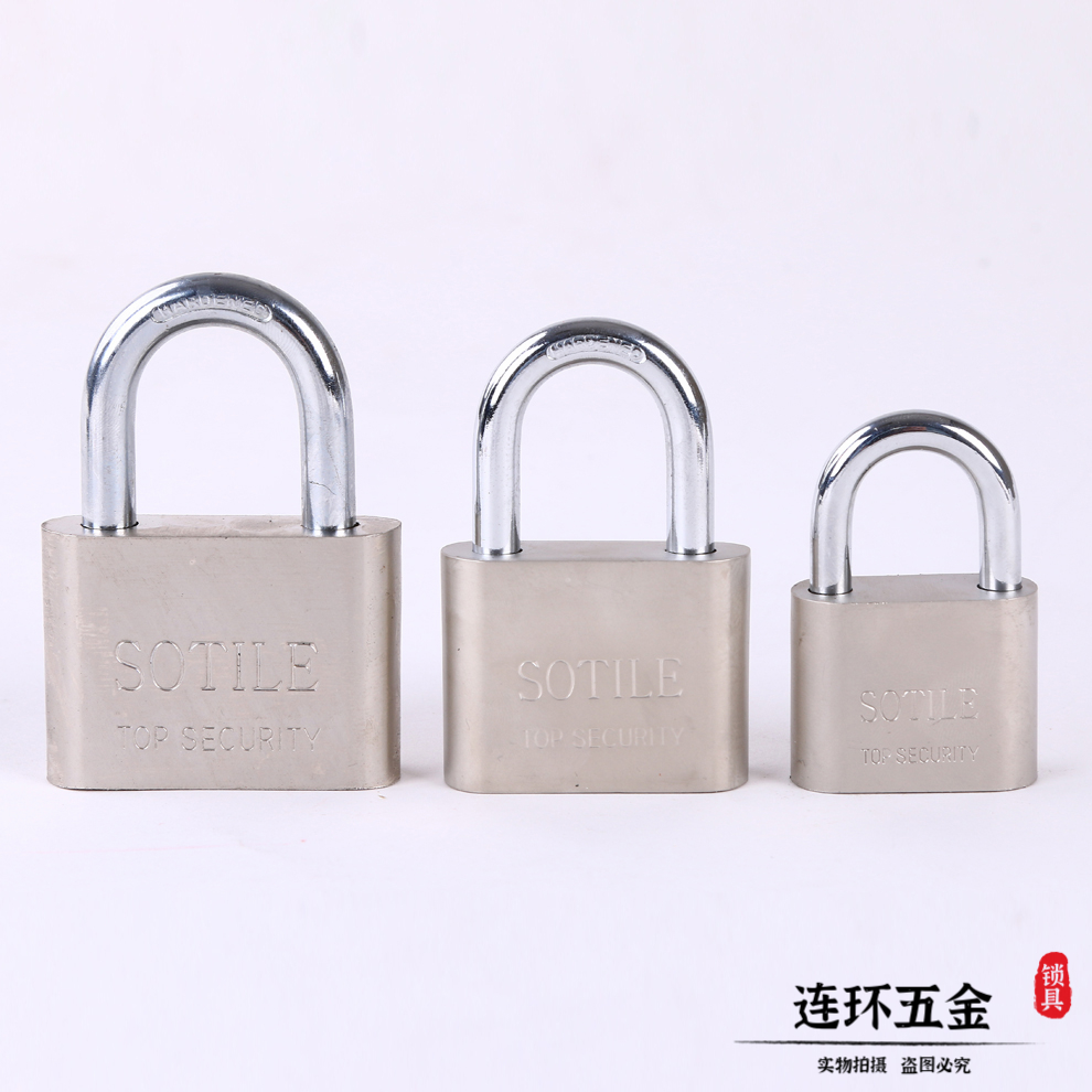 Large Rounded Blade Padlock Anti-Theft Anti-Skid Door Lock for Student Dormitory Cabinet Lock Head Specifications and Styles