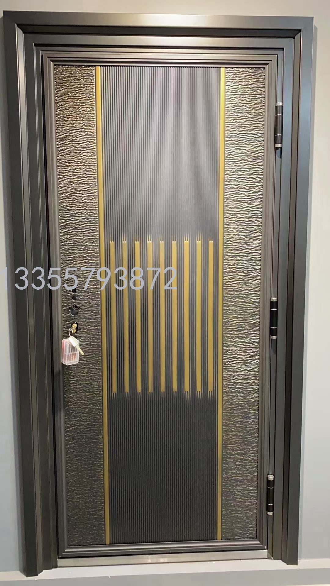Class A Anti-Theft Door Household Entrance Door Smart Fingerprint Lock Door Steel Safety Door