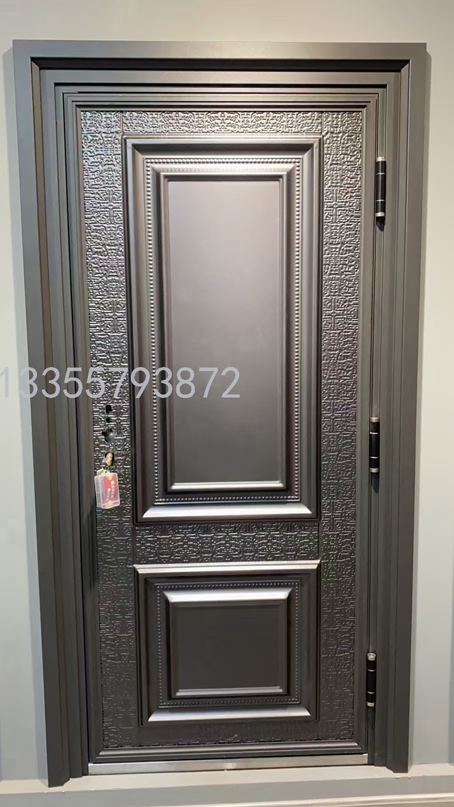 Class A Anti-Theft Door Household Entrance Door Smart Fingerprint Lock Door Steel Safety Door