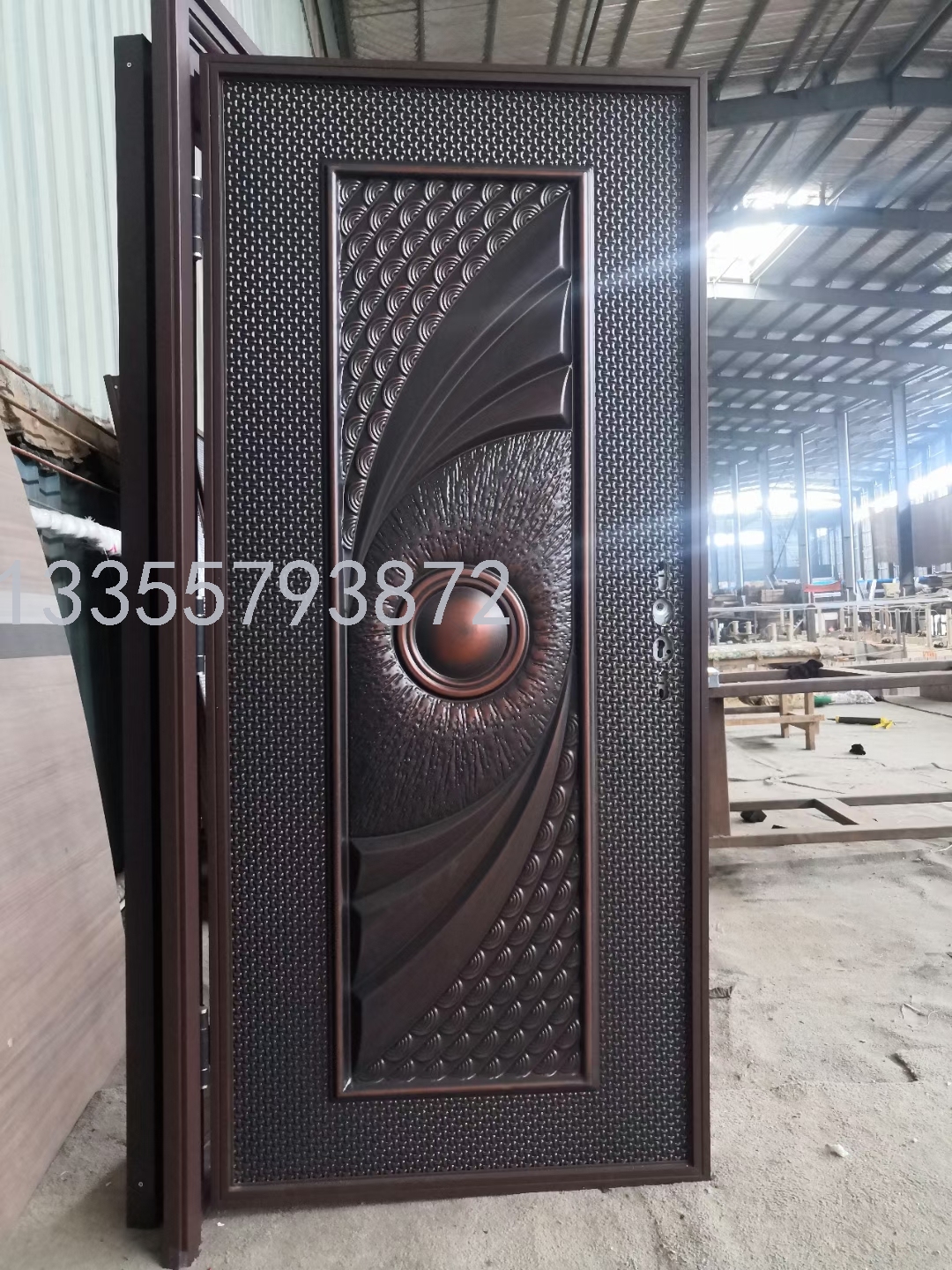 Class A Anti-Theft Door Household Entrance Door Smart Fingerprint Lock Door Steel Safety Door