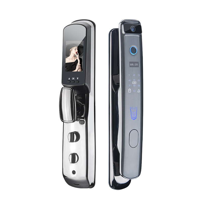 SOURCE Factory Automatic Peephole Viewer Smart Lock Mobile Phone Remote Fingerprint Lock Household Anti-Theft Door Password Lock