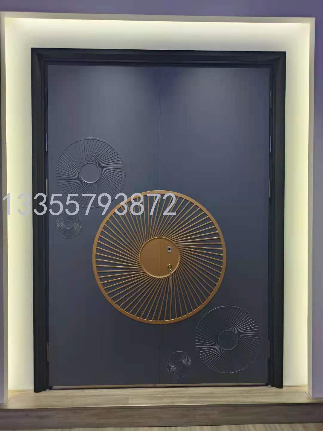 Class A Anti-Theft Door Household Entrance Door Smart Fingerprint Lock Door Steel Safety Door