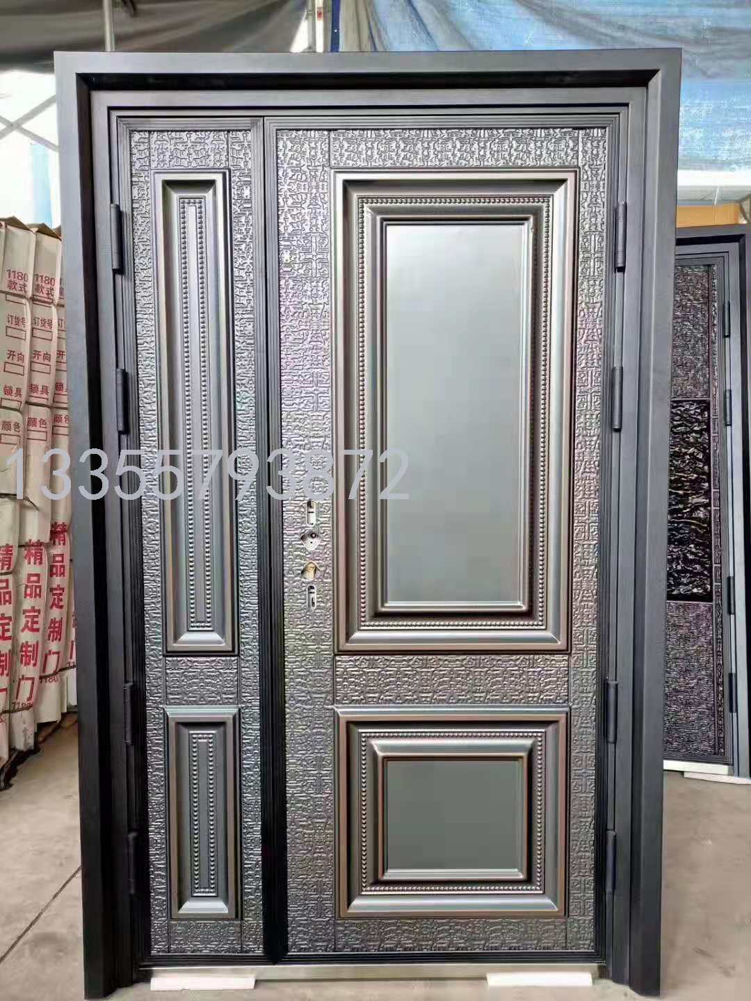 Class A Anti-Theft Door Household Entrance Door Smart Fingerprint Lock Door Steel Safety Door