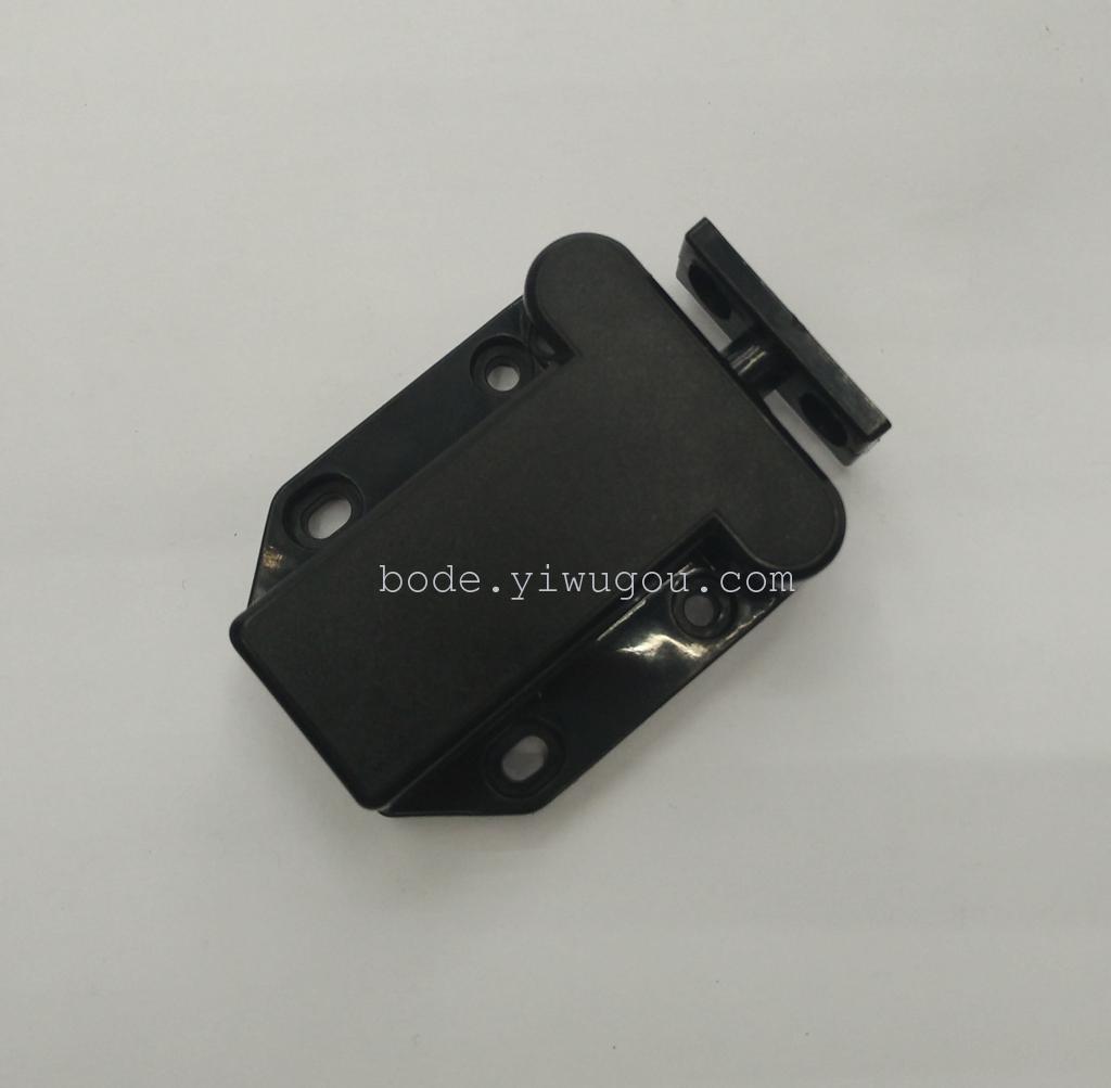 Automatic elastic contact ball lock to lock the door lock with spring rebound touch absorbing elastic latch