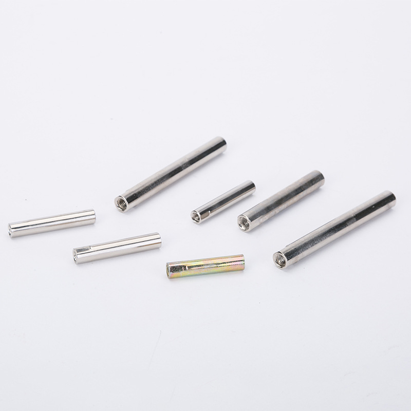 Specific Solid Factory in Stock Straight Connecting Pipe Lock Connecting Pipe Screw Parts Hollow Panel Door Lock Connecting Rod
