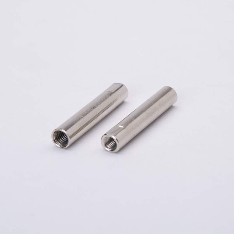 Specific Solid Factory in Stock Straight Connecting Pipe Lock Connecting Pipe Screw Parts Hollow Panel Door Lock Connecting Rod