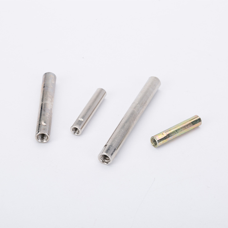 Specific Solid Factory in Stock Straight Connecting Pipe Lock Connecting Pipe Screw Parts Hollow Panel Door Lock Connecting Rod