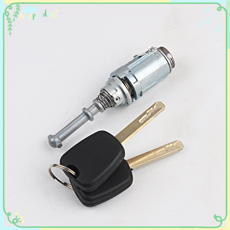 For Citroen Elysee Left Door Lock with 2 Keys Car Dedicated for Modification Replacement Cylinder
