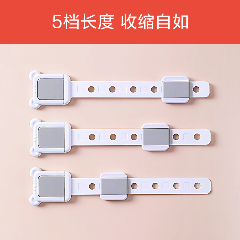 Baby Multi-Functional Safety Lock Anti-Clamp Hand Drawer Lock Baby Protection Open Refrigerator Door Cabinet Door Child Lock