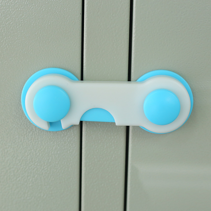 Children&#039;s safety protection Children&#039;s lock safety lock home anti-clamp hand cabinet door refrigerator lock