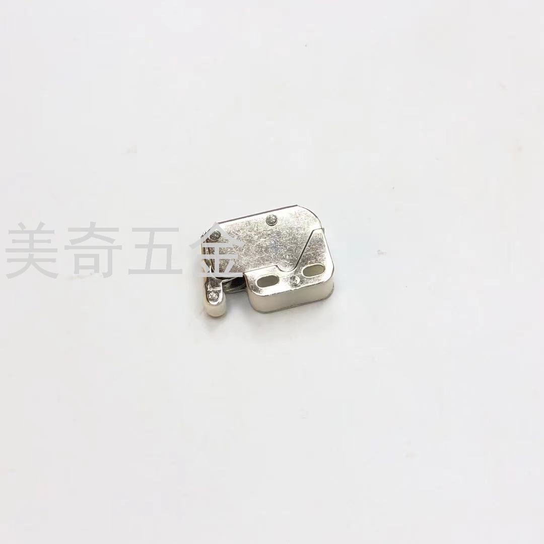 Mini Hook Door Latch Spring Door Latch Press Elastic Function Elephant Nose Lock Handle-Free Cabinet Door Rebounder Pat Lock Self-Elastic