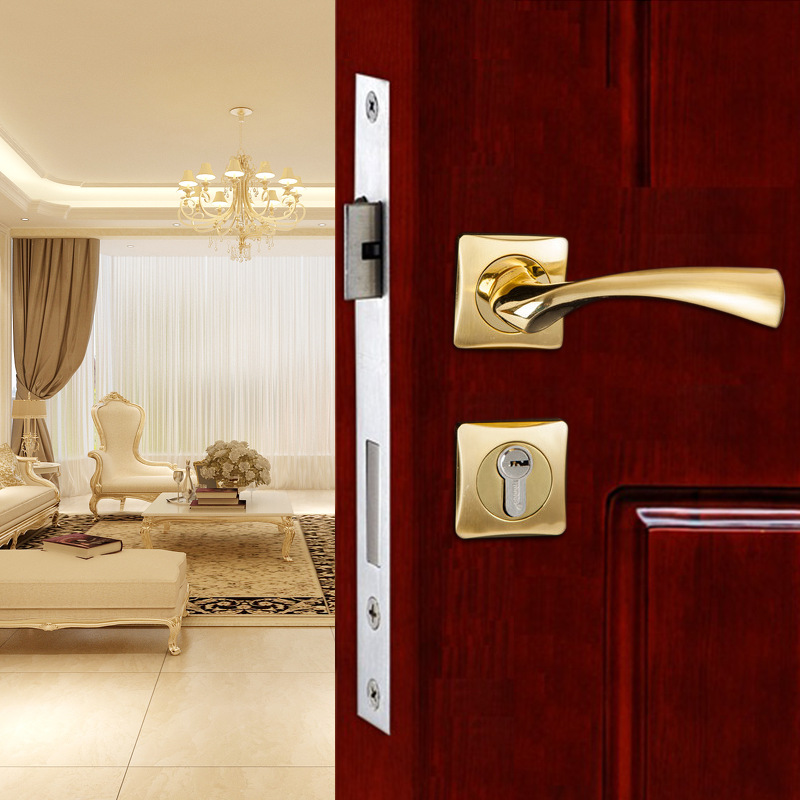 Zinc alloy toilet door lock door lock door lock factory direct door lock factory direct