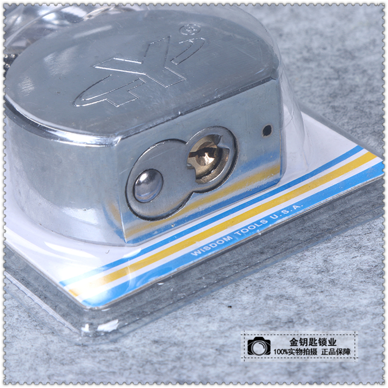 Warehouse door open padlock all copper lock core lock head atomic crescent padlock