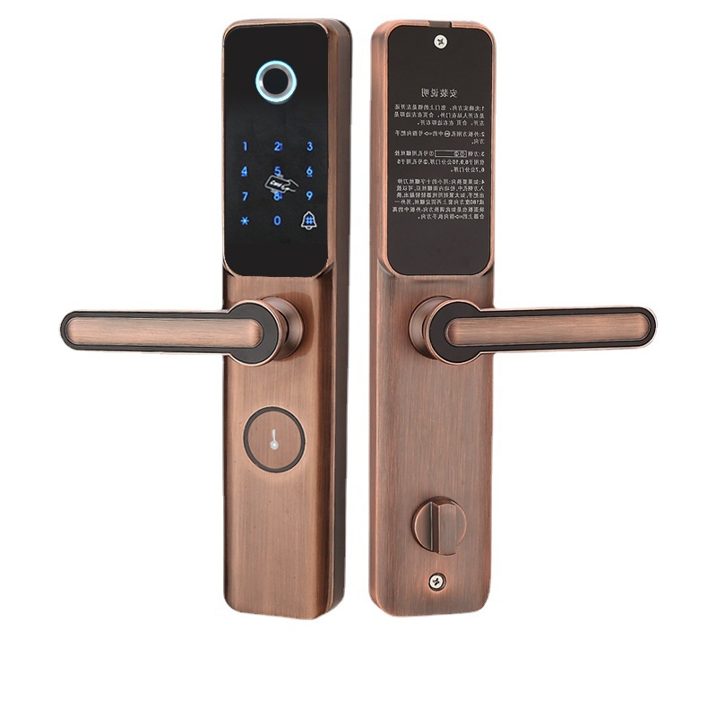 Holding Jinjituan Wholesale Household Anti-Theft Door Office Door Electronic Lock Fingerprint Lock Password Lock Smart Lock Fingerprint Lock