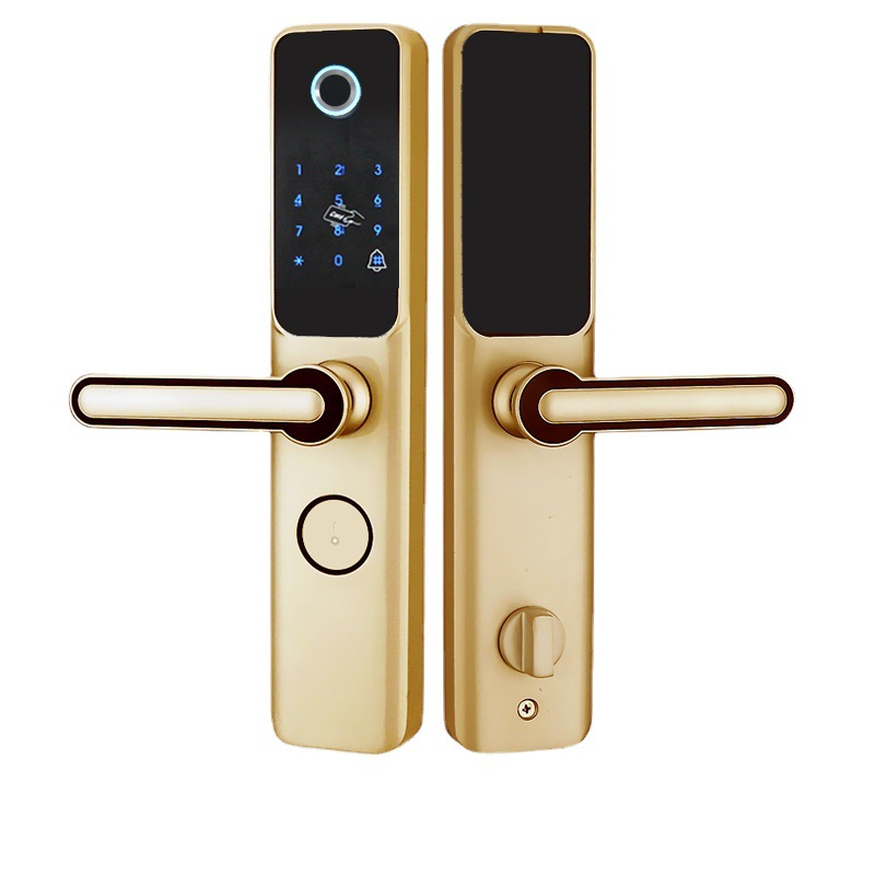 Holding Jinjituan Wholesale Household Anti-Theft Door Office Door Electronic Lock Fingerprint Lock Password Lock Smart Lock Fingerprint Lock