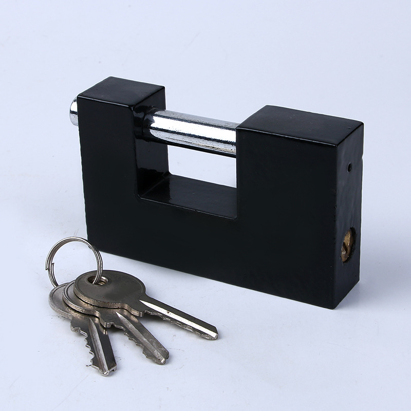 Direct Open Anti-Theft Anti-Skid across Iron Old-Fashioned Open Fuel Tank Anti-Shear Giant Battery Chassis Lock Head Door Lock Padlock
