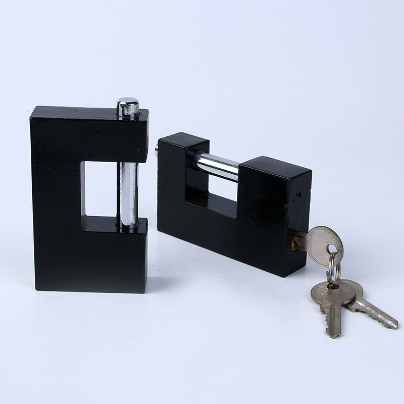 Direct Open Anti-Theft Anti-Skid across Iron Old-Fashioned Open Fuel Tank Anti-Shear Giant Battery Chassis Lock Head Door Lock Padlock