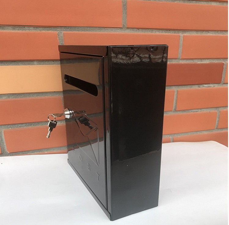 Villa Home Hanging Wall Mailbox Vintage Door with Lock Letter Box European Garden Outdoor Rainproof Post Box Wholesale