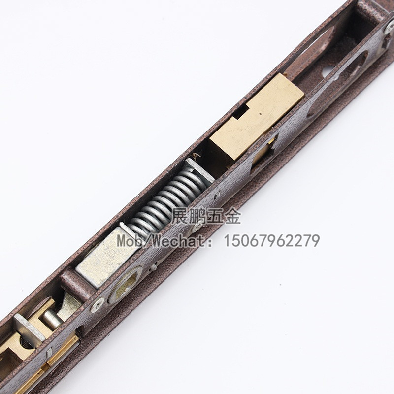 Foreign Trade Wholesale 7704 Lock Body Aluminum Alloy Door Lock Oval Lock Cylinder Hole Core Insert Middle East 7704 Lock Body Processing Customization