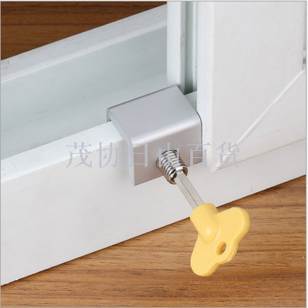  door lock limiter door and window protection clip window screen limiter pushes and pulls the window security lock