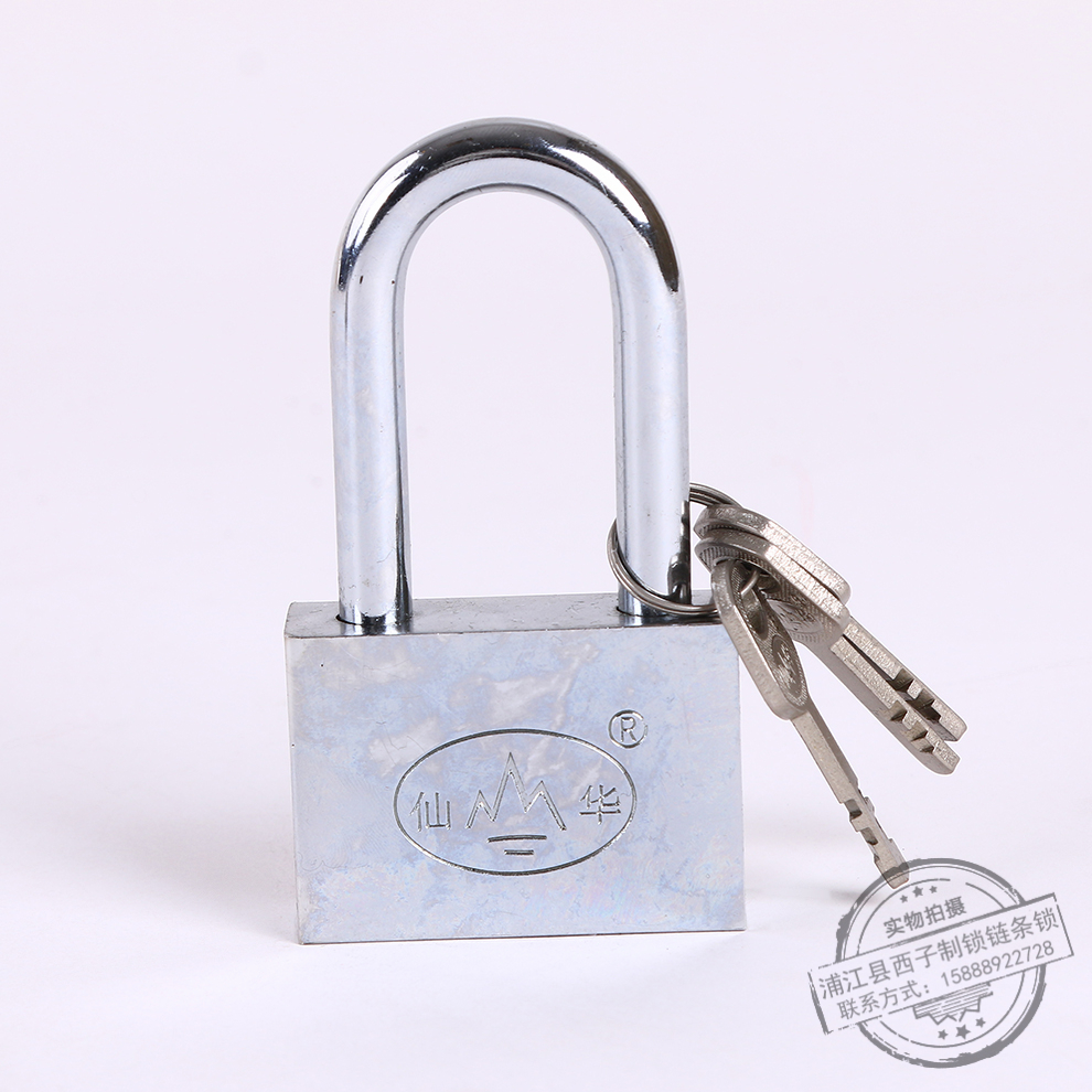Cabinet Lock Student Dormitory Lock Stainless Steel Lock Household Old-Fashioned Long Beam Padlock Security Lock Door Waterproof Iron Locks