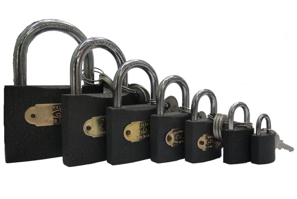 Gray iron thin (50MM) (core) wooden door locks