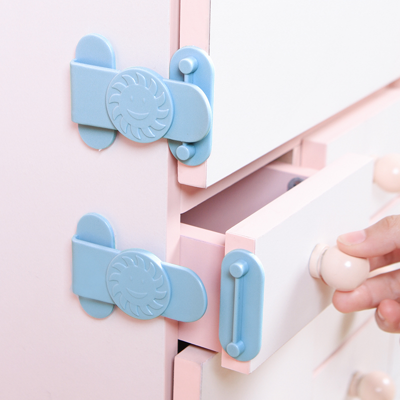 Door Security Lock Child Lock Handle Cabinet Lock Baby Refrigerator Lock Drawer Lock Baby Lock 2