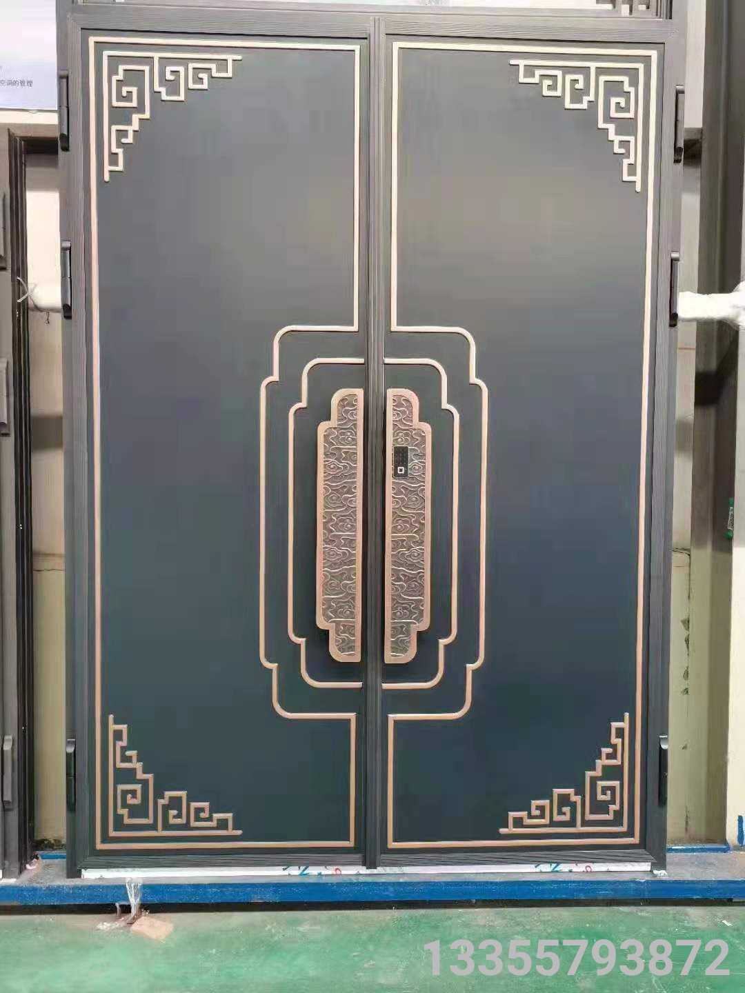 Class A Anti-Theft Door Household Entrance Door Smart Fingerprint Lock Door Steel Safety Door