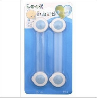 Children&#039;s safety lock multi-functional single open refrigerator lock cabinet door lock toilet lock extended lock 