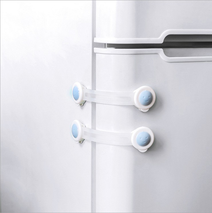 Children&#039;s safety lock multi-functional single open refrigerator lock cabinet door lock toilet lock extended lock 