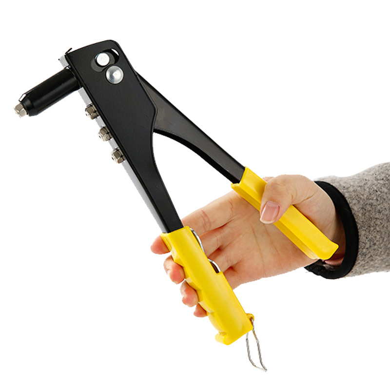 Portable rivet toilet door lock toilet core latch manual nail head fittings household pull riveting