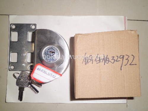 Glass door lock