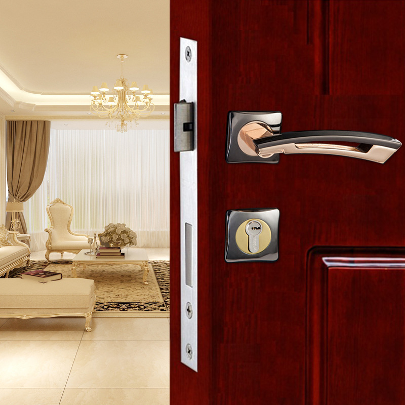 European classical modern decorative indoor door lock hollow bedroom door lock