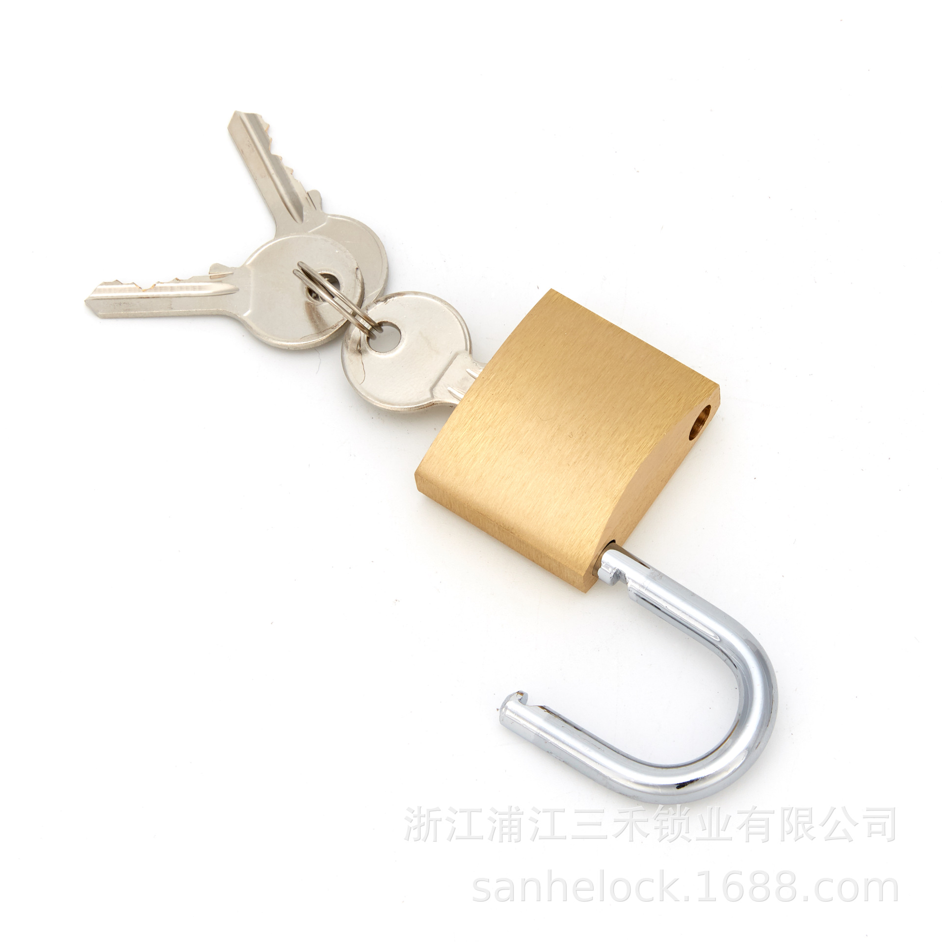 Lock Padlock Copper Lock Door Lock Anti-Rust Lock Full Copper Lock High-Grade Lock Waterproof Lock Pull Light Copper Lock