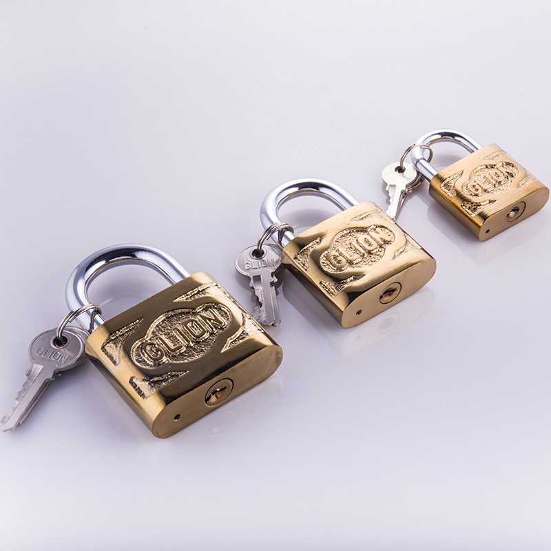 Lock Padlock Iron Padlock Die Casting Lock Cast Iron Titanium Padlock Door Warehouse Dormitory Cabinet Household Padlock in Stock