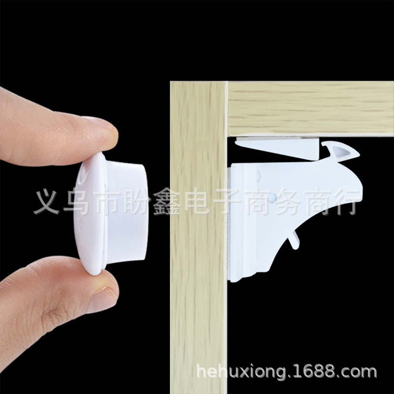 Children&#039;s Invisible Safety Lock Baby Chest of Drawer Door Safety Lock Amazon Wish Hot Sale Magnetic Lock Magic Lock