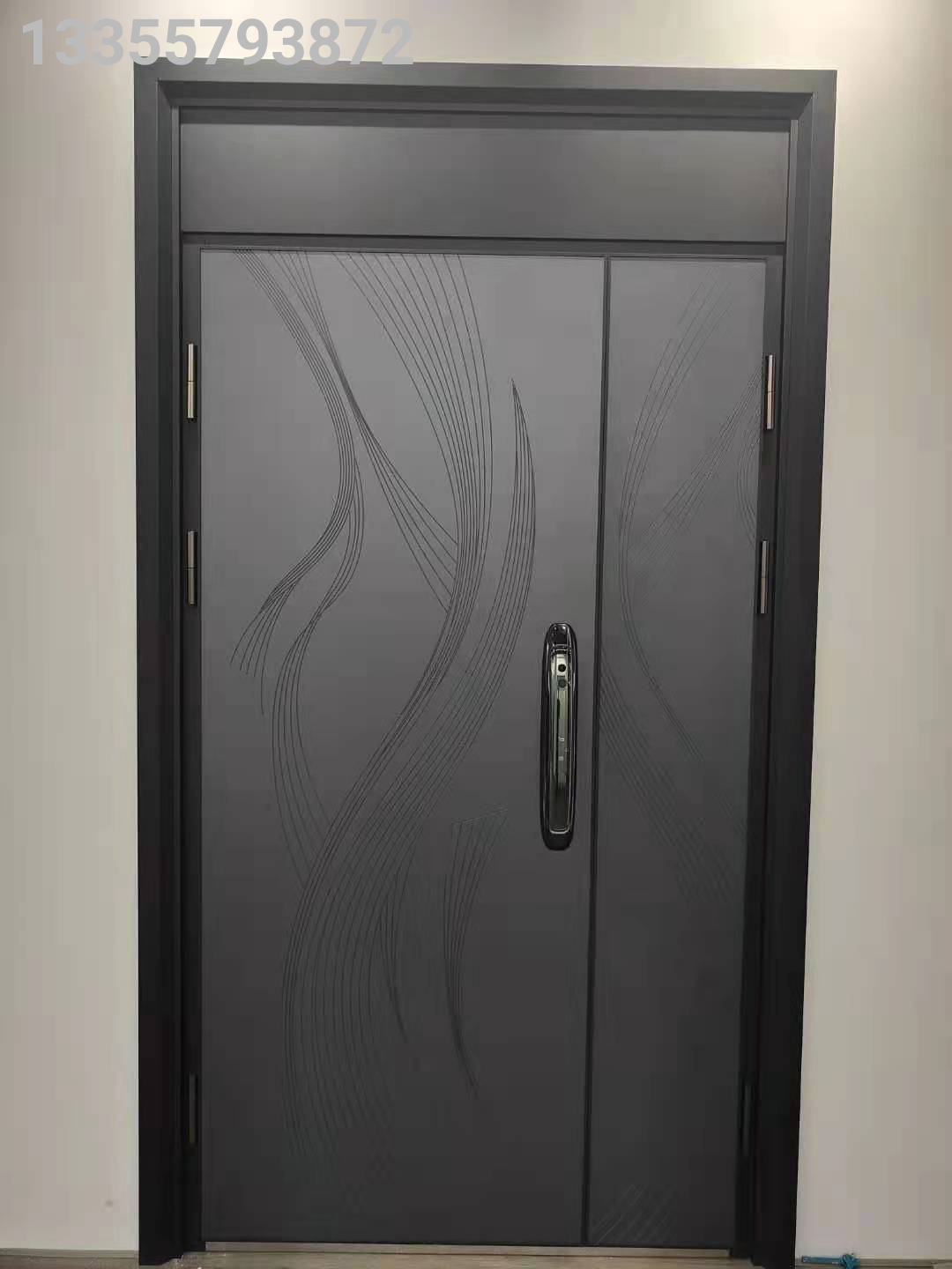 Class A Anti-Theft Door Household Entrance Door Smart Fingerprint Lock Door Steel Safety Door