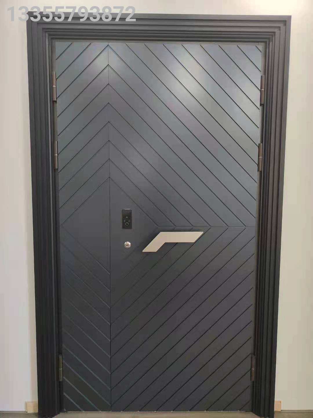 Class A Anti-Theft Door Household Entrance Door Smart Fingerprint Lock Door Steel Safety Door