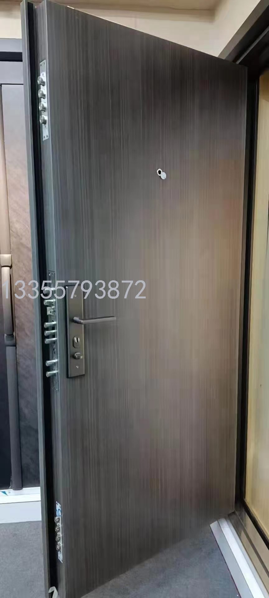 Class A Anti-Theft Door Household Entrance Door Smart Fingerprint Lock Door Steel Safety Door