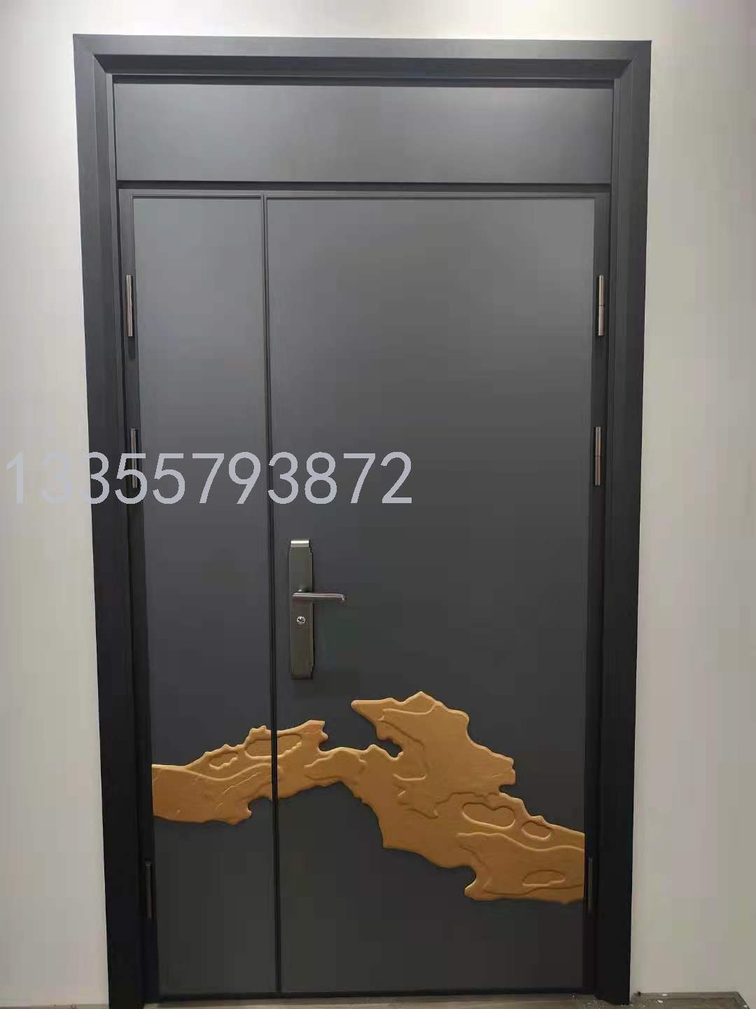 Class A Anti-Theft Door Household Entrance Door Smart Fingerprint Lock Door Steel Safety Door