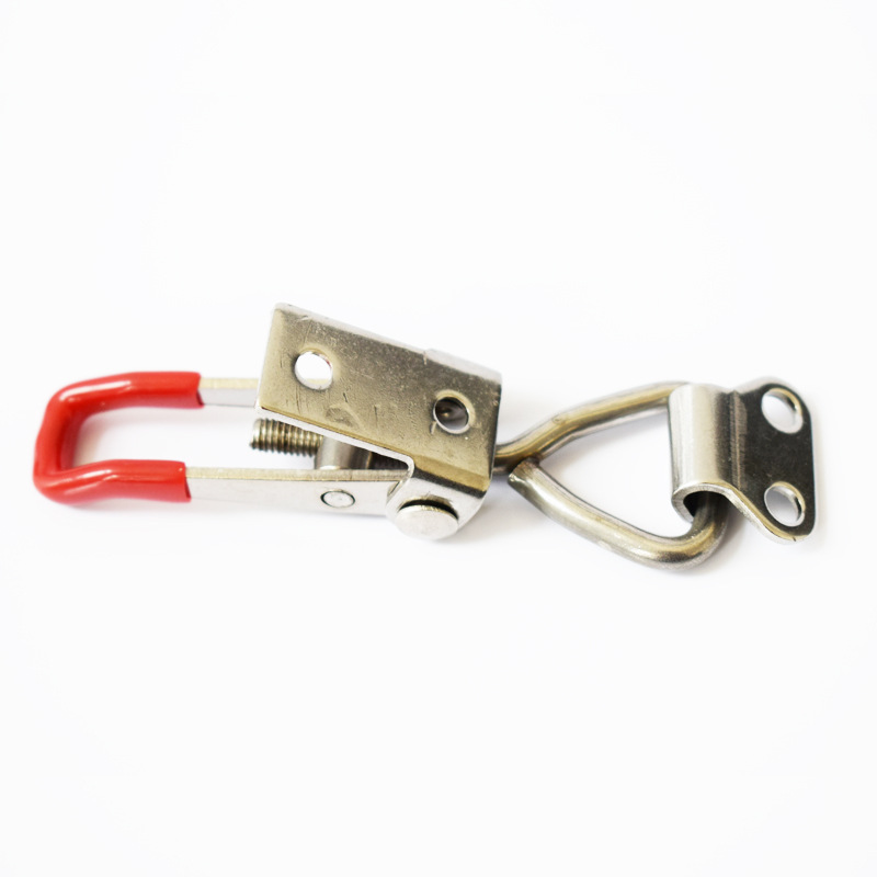 Supply Light Monofilament Adjustable Stainless Steel Buckle Lock Door Bolt Type Rapid Clamp Tooling Toolbox Lock