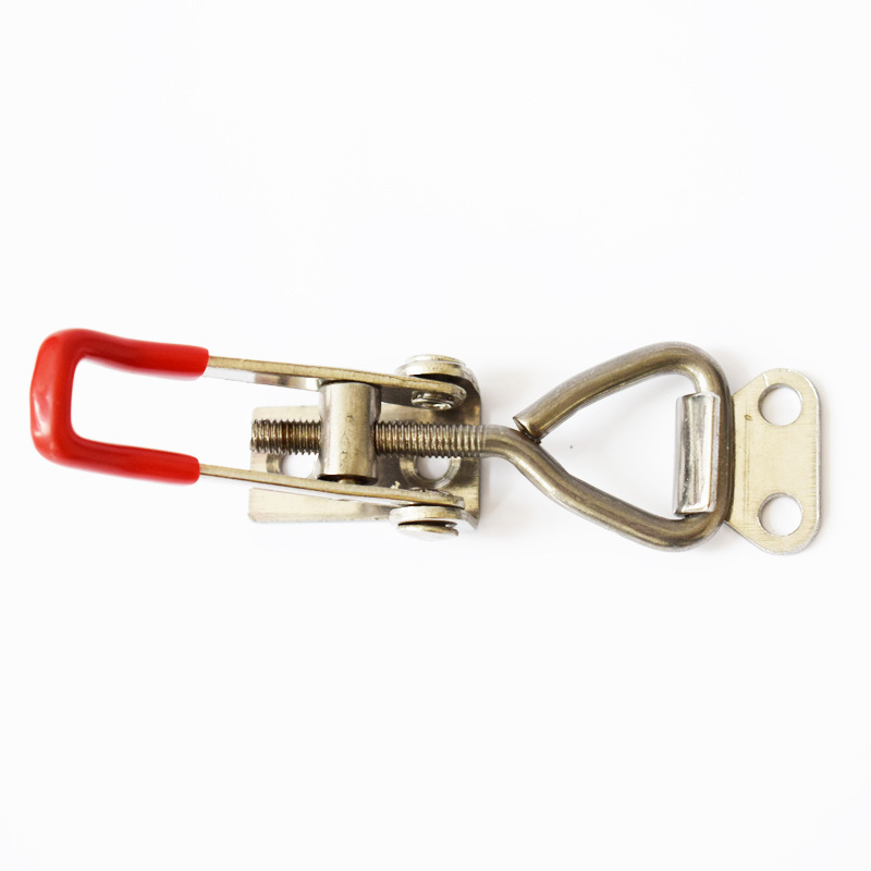 Supply Light Monofilament Adjustable Stainless Steel Buckle Lock Door Bolt Type Rapid Clamp Tooling Toolbox Lock