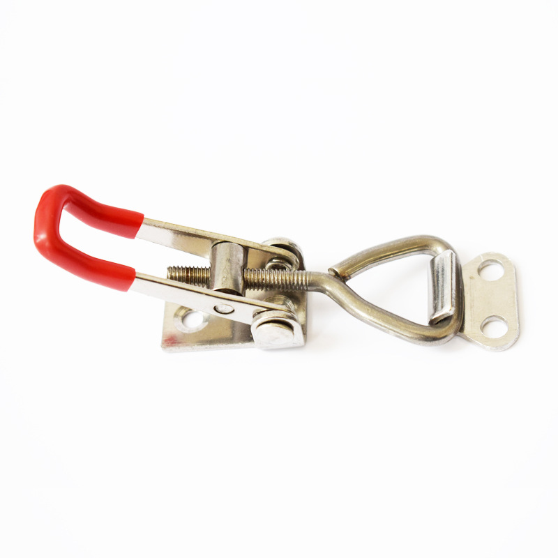 Supply Light Monofilament Adjustable Stainless Steel Buckle Lock Door Bolt Type Rapid Clamp Tooling Toolbox Lock