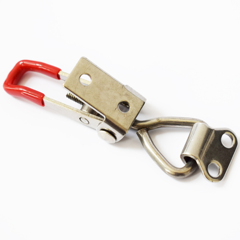 Supply Light Monofilament Adjustable Stainless Steel Buckle Lock Door Bolt Type Rapid Clamp Tooling Toolbox Lock