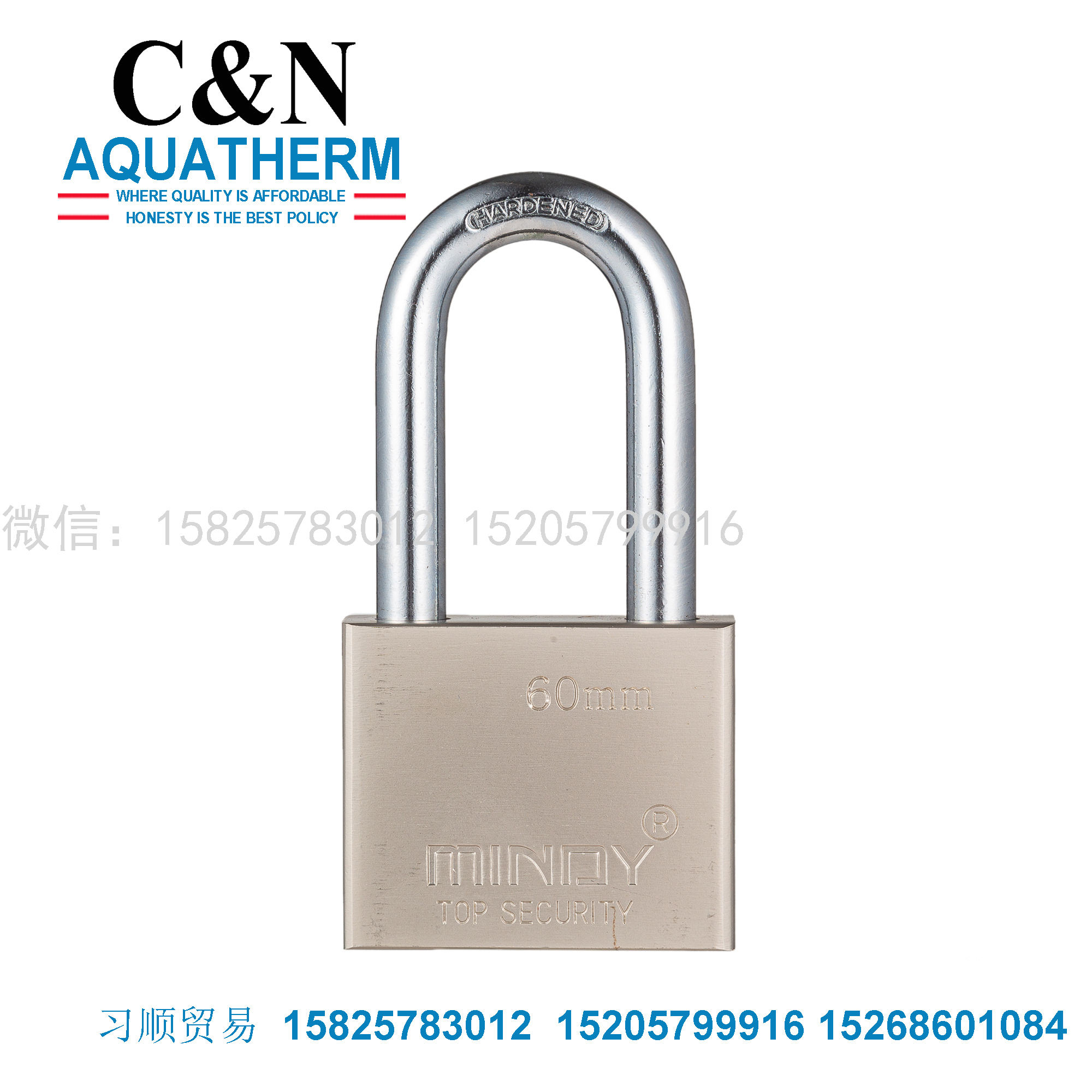 round Copper Lock Waterproof Anti-Rust Copper Lock Warehouse Door Copper Padlock Lock Head