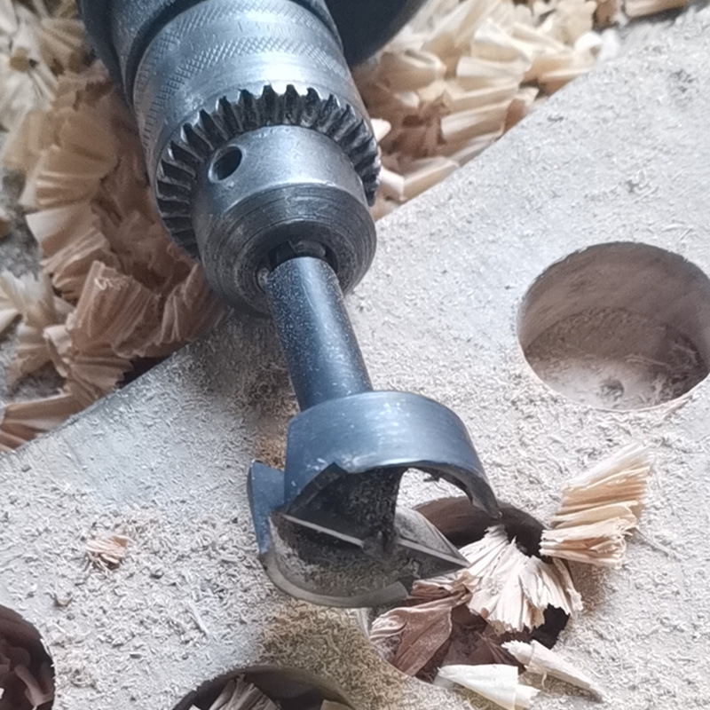 Cross-Border Tapper Woodworking Flat Wing Drill Bit Reamer round Desktop Wood Board Puncher Tool Door Lock Hinge Drill