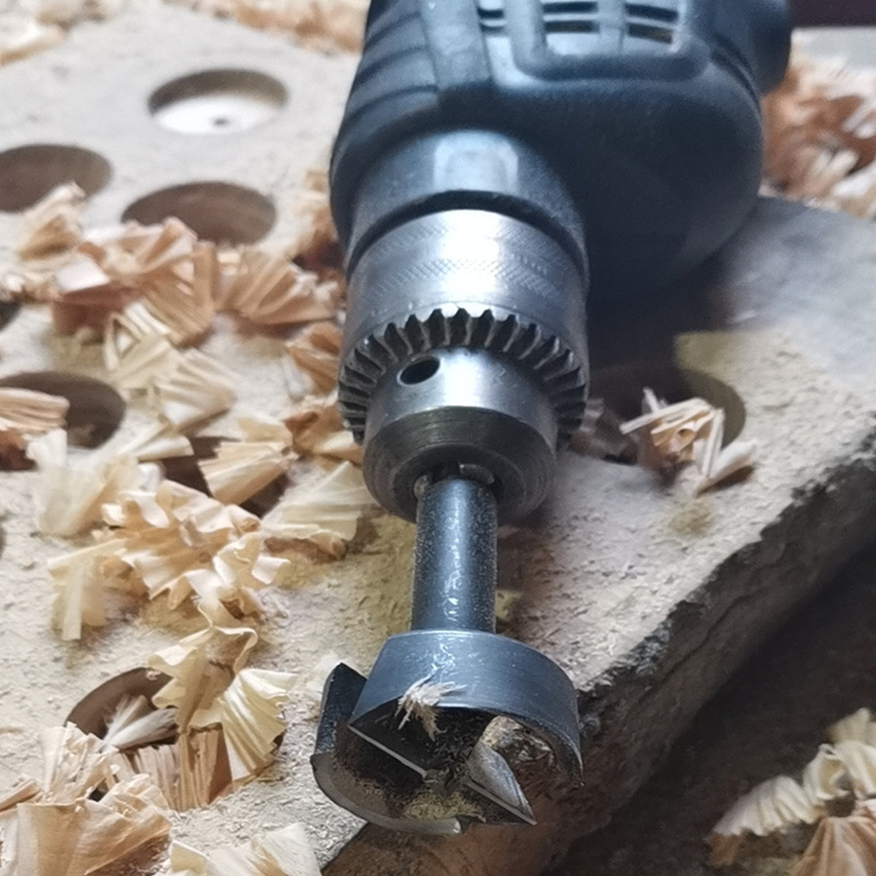 Cross-Border Tapper Woodworking Flat Wing Drill Bit Reamer round Desktop Wood Board Puncher Tool Door Lock Hinge Drill